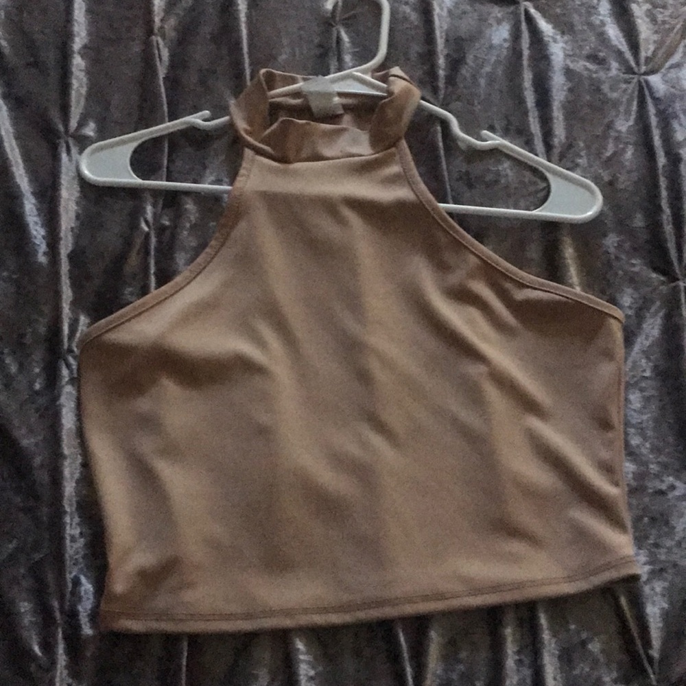 Two piece nude top and leggings